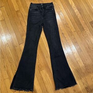 Just Black Dark Flare Jeans